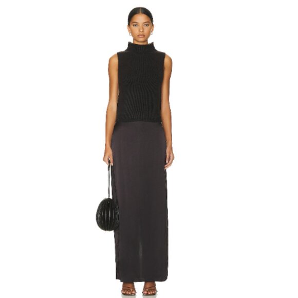 SABLYN Marceline Cashmere Turtleneck Top chocolate brown NWT size‎ XS - Picture 3 of 8